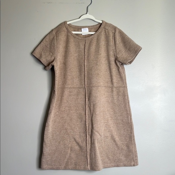 Zara Other - Zara Tan Short Sleeve Dress Kids 11-12